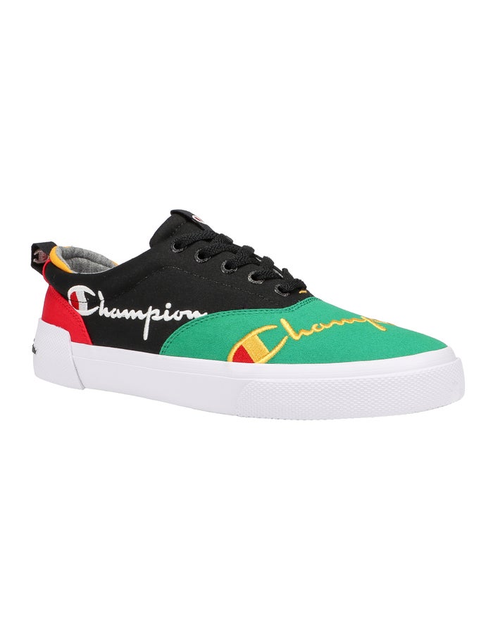 Champion Sneakers Heren - Groen/Zwart - Swipe Colorblock ( 589127-GTL )